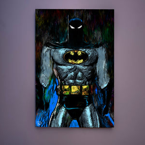 Batman Animated Series Canvas Print "I Am The Night"