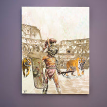 Load image into Gallery viewer, Man In The Arena Canvas Print