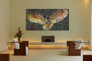 Eurasian Eagle Owl Canvas Print "Fate"