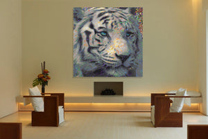 White Tiger Canvas Print "Truth Seeker"