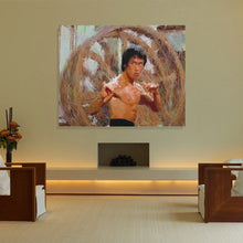 Load image into Gallery viewer, Bruce Lee Canvas Print - ALL Proceeds Donated to Bruce Lee Foundation