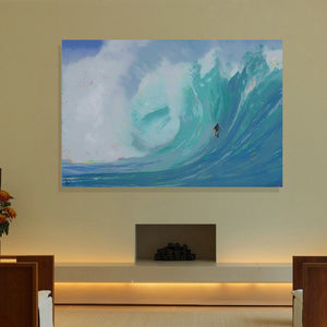 Surfboard Canvas Print "Wave Rider"