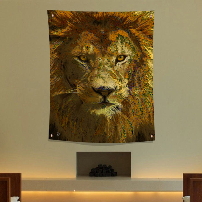Lion Wall Tapestry 