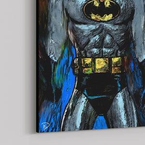 Batman Animated Series Canvas Print "I Am The Night"