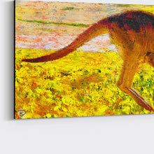 Load image into Gallery viewer, Kangaroo Canvas Print &quot;Outback Tribe&quot;