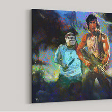 Load image into Gallery viewer, Danny Devito Rambo Canvas Print &quot;They Drew First Blood&quot;