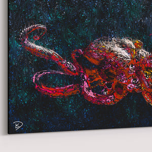 Octopus Canvas Print Octopus Wall Art "Adaptation"