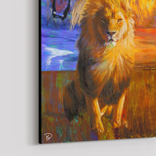 Load image into Gallery viewer, Lion Canvas Print &quot;Spiritual War&quot;