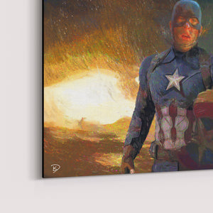 Captain America Canvas Print "Assemble"