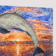 Load image into Gallery viewer, Dolphin Canvas Print &quot;Dolphin Energy&quot;