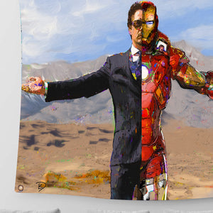 Iron Man Tapestry "I Am Iron Man"