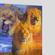 Load image into Gallery viewer, Lion Canvas Print &quot;Spiritual War&quot;