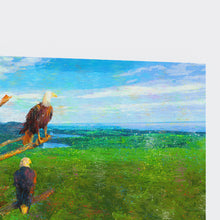 Load image into Gallery viewer, Bald Eagle Canvas Print &quot;Superior&quot;