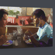 Load image into Gallery viewer, Pulp Fiction Canvas Print &quot;Pulp Breakfast&quot;
