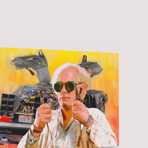 Back To The Future Canvas Print Doc Brown "Ready"