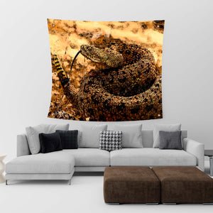 Rattlesnake Tapestry "Don't Tread"