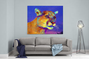 Mountain Lion Canvas Print "Nittany"