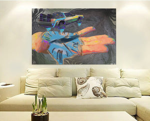Back To The Future Canvas Print "Time"