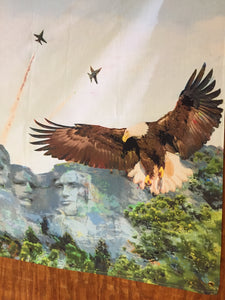 Blue Angels Tapestry "Rock, Flag, and Eagle"