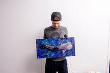 Load image into Gallery viewer, Whale Shark Aluminum Print &quot;Solitary Soul&quot;