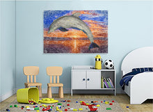 Load image into Gallery viewer, Dolphin Canvas Print &quot;Dolphin Energy&quot;