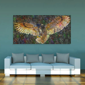 Eurasian Eagle Owl Canvas Print "Fate"