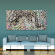 Load image into Gallery viewer, Snow Leopard Canvas Print &quot;Visions&quot;