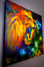 Load image into Gallery viewer, Lion Space Canvas Print Square &quot;Lion Space&quot;