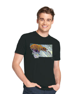 Grizzly Bear Unisex T-Shirt "I Am Montana"