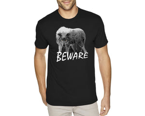 Wolf In Sheeps Clothing Unisex T-Shirt "Beware"
