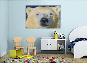 Polar Bear Canvas Print "Mind Over Matter"