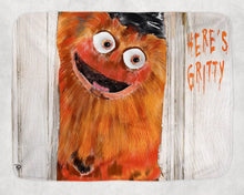 Load image into Gallery viewer, Gritty Throw Blanket &quot;Gritty The Shining&quot;