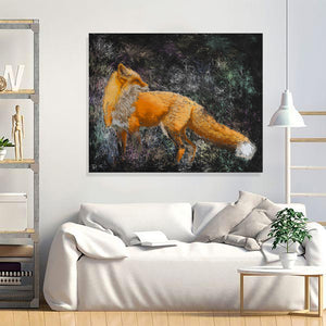 Red Fox Canvas Print "Guarding The Hen House"