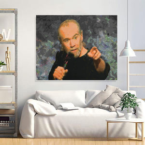 George Carlin Canvas Print "George Carlin"