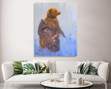 Load image into Gallery viewer, Grizzly Bear Canvas Print &quot;Mama Bear&quot;