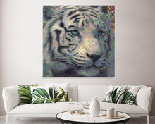 Load image into Gallery viewer, White Tiger Canvas Print &quot;Truth Seeker&quot;