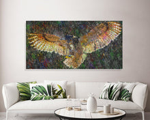 Load image into Gallery viewer, Eurasian Eagle Owl Canvas Print &quot;Fate&quot;