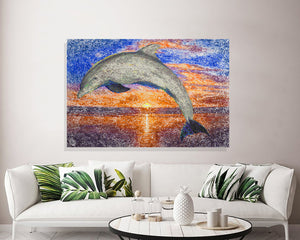 Dolphin Canvas Print "Dolphin Energy"