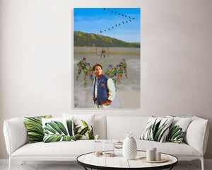Mighty Ducks Canvas Print "Ducks Fly Together"
