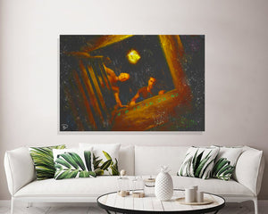 Lost TV Show Canvas Print "Man of Science, Man of Faith"