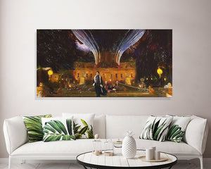 Count of Monte Cristo Canvas Print "Greetings"