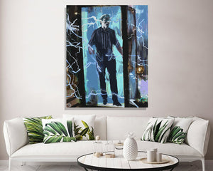 Man In The Box Canvas Print