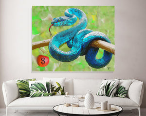 Serpent Canvas Print "Temptation"