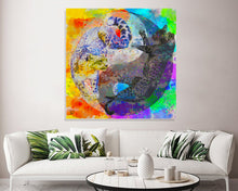 Load image into Gallery viewer, Leopard Yin Yang Canvas Print &quot;Balance&quot;