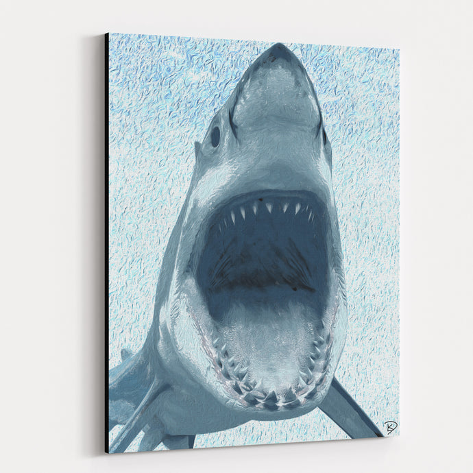 Great White Shark Canvas Print 