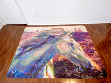 Load image into Gallery viewer, Horse Throw Blanket &quot;Run Free&quot;