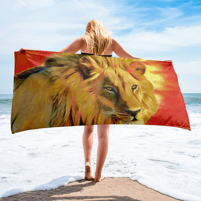 Lion King Beach Towel
