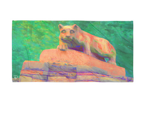 Nittany Lion Statue Beach Towel "Roots"