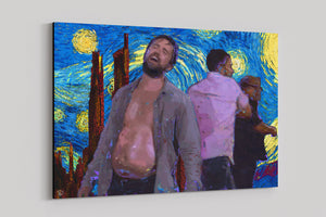 Fat Mac Starry Night Canvas Print