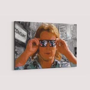 They Live Movie Canvas Print "Obey"